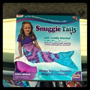 Girls mermaid Snuggie tail